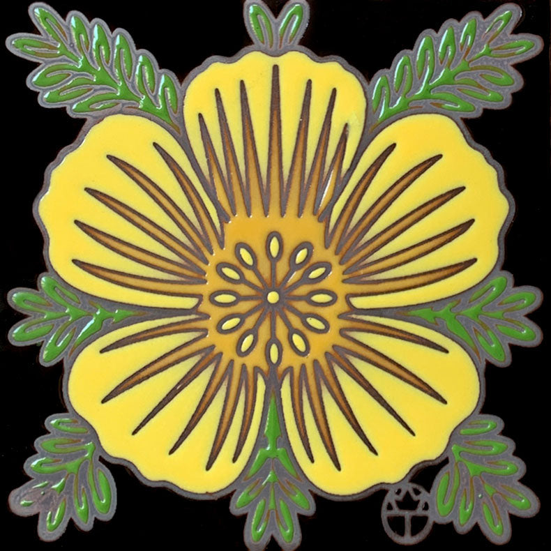 Desert Poppy Tile