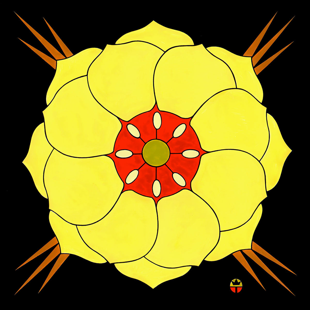 Prickly Pear Blossom (Original)