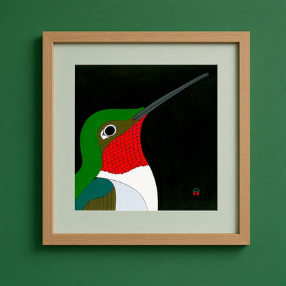Ruby Throated Hummingbird