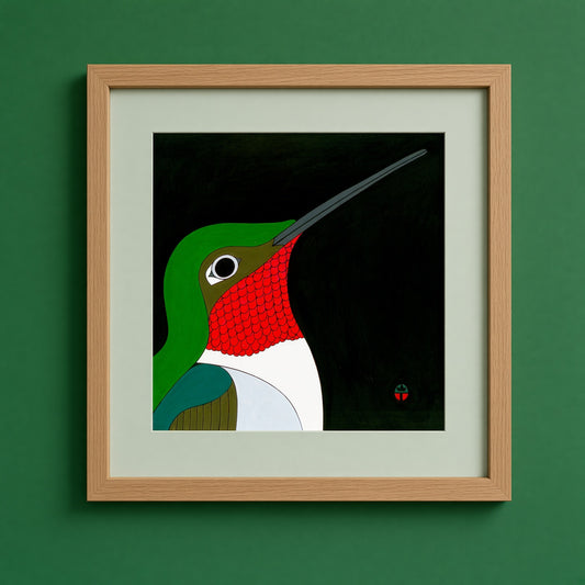 Ruby Throated Hummingbird