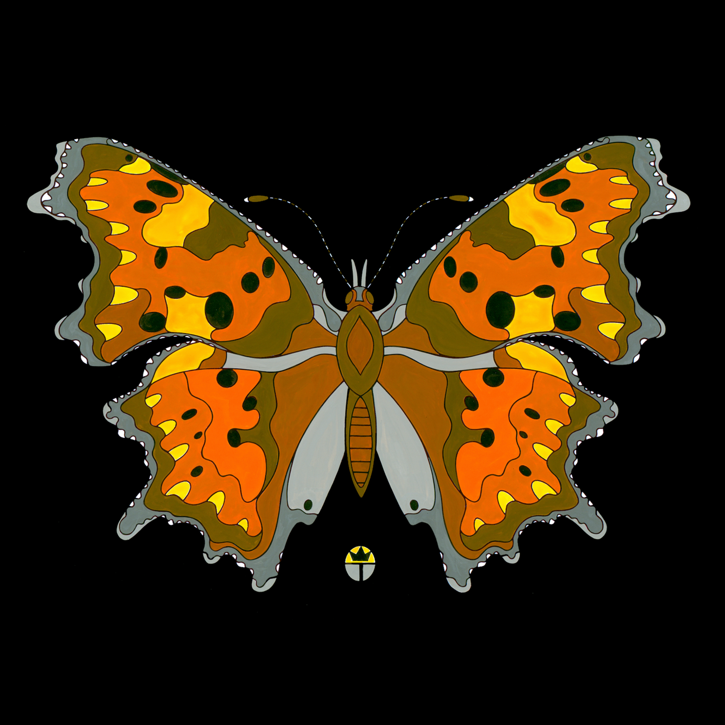 Hoary Comma