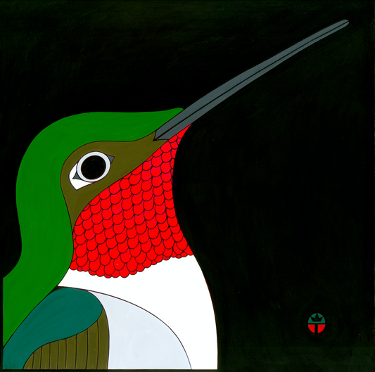 Ruby Throated Hummingbird