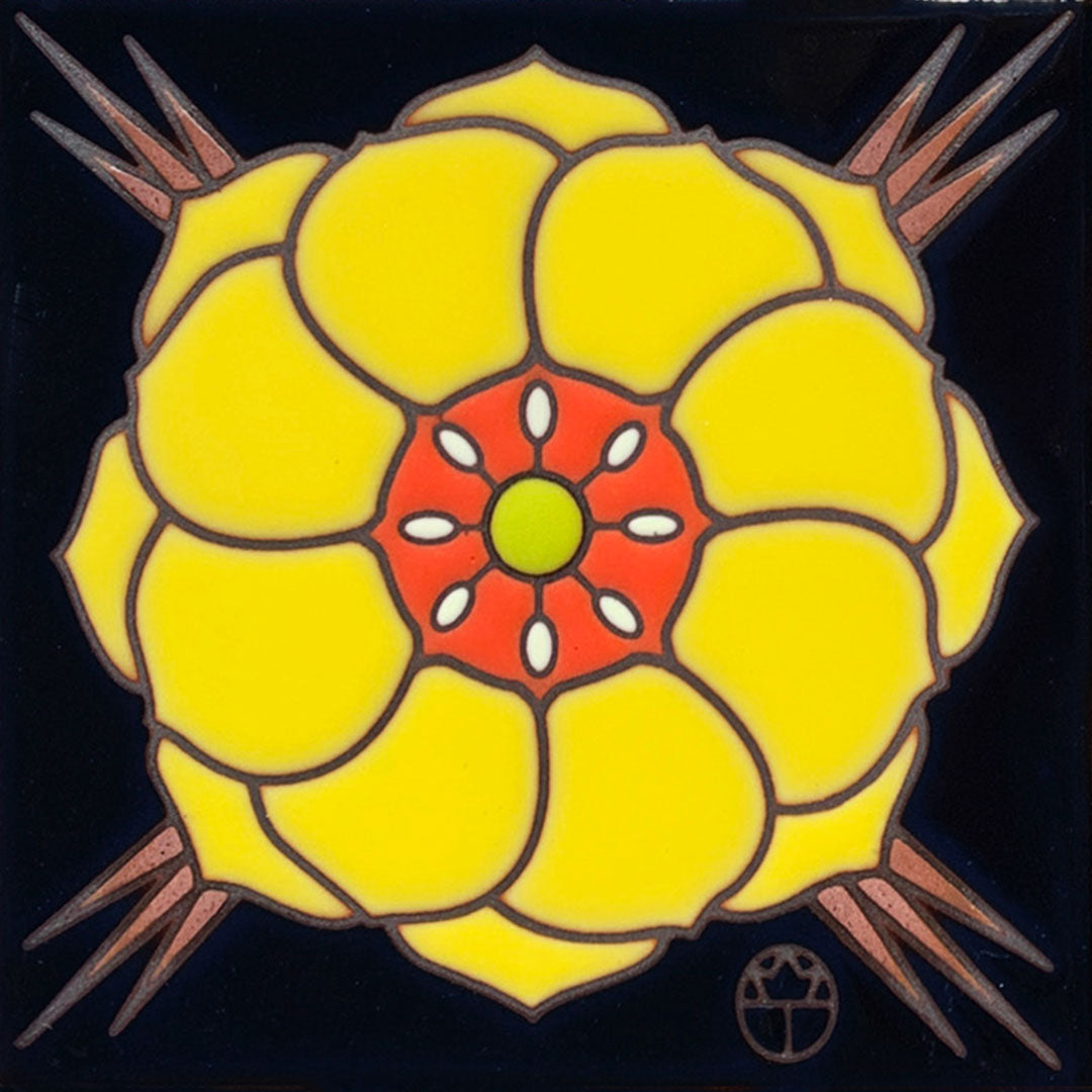Prickly Pear Blossom Tile