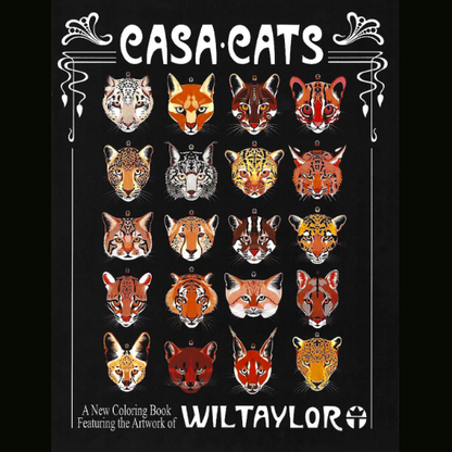 Cats Coloring Book