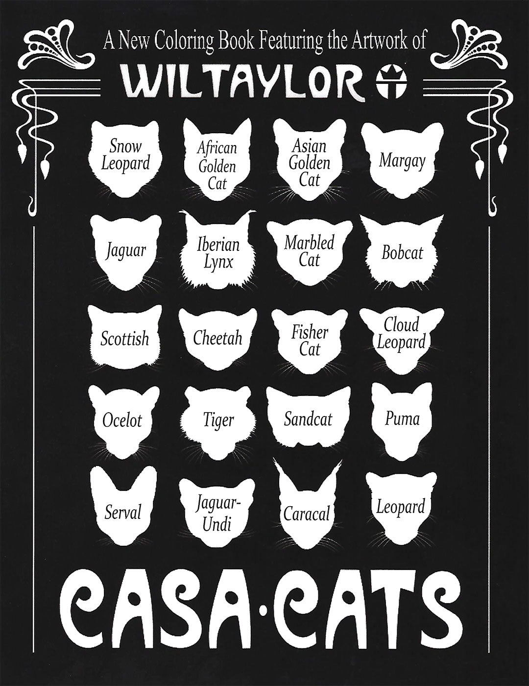 Cats Coloring Book
