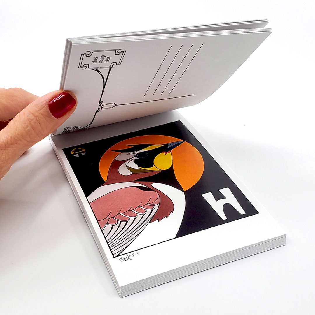 Birds of a Feather Postcard Booklet