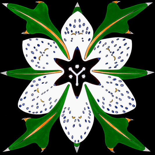spotted angloisa flower